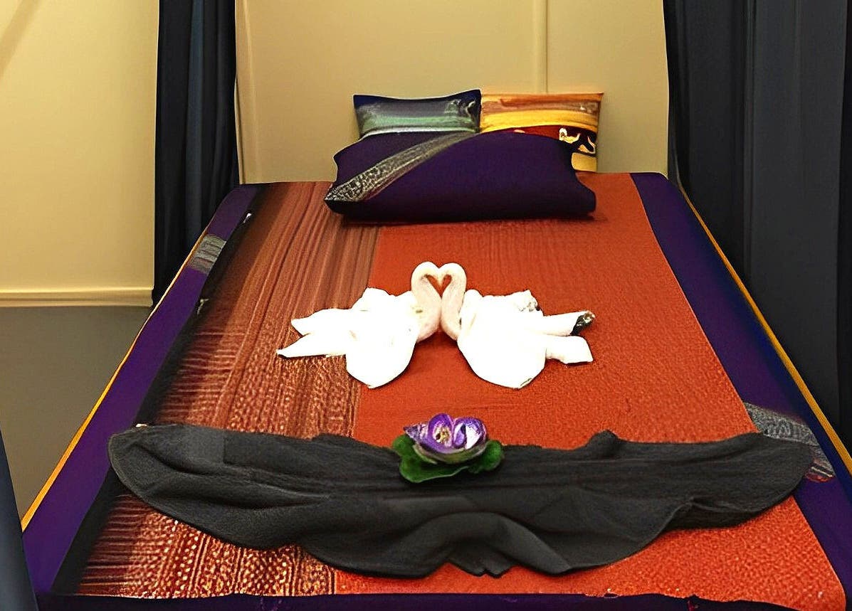 Tranquil massage bed setup at Lotus Thai Massage Warwick, QLD, Warwick, Queensland, AU.