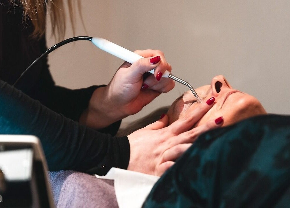 Facial treatment at Barnham Health and Beauty, Barnham, England, GB, enhancing skincare with expert techniques.