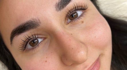 Closeup of beautifully styled lashes at Lashed by Krissy, Tucson, Arizona, US, showcasing expert craftsmanship.