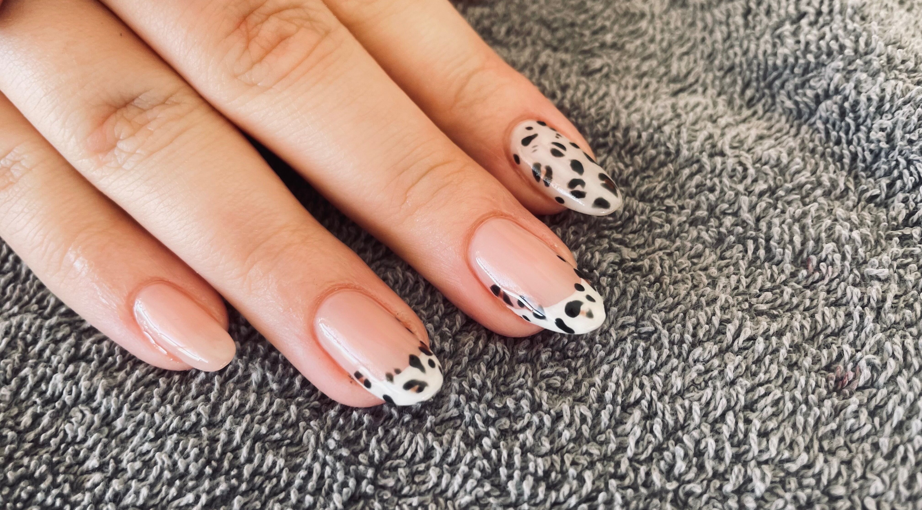 Stylish animal print nails at Nautical Nails and Beauty, Knysna, Western Cape, ZA.