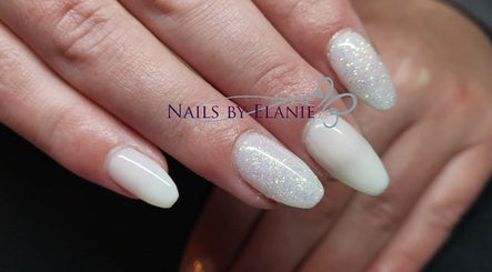 Elegant sparkling nails by Nails by Elanie in Bloemfontein, Free State, ZA. Perfect for special occasions.