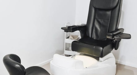 Luxurious pedicure chair at Tomeeka Jay Beauty Collective, Buronga, New South Wales, AU, ready for relaxation.