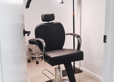 Luxury salon chair at Tomeeka Jay Beauty Collective, Buronga, New South Wales, AU.