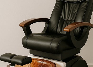 Elegant pedicure chair at Alluring Nails by Tammy, New Providence, BS, offering ultimate relaxation.