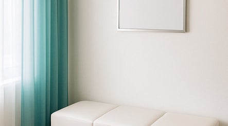 Sleek waiting area at Alluring Nails by Tammy, New Providence, BS, featuring modern decor and soothing ambiance.