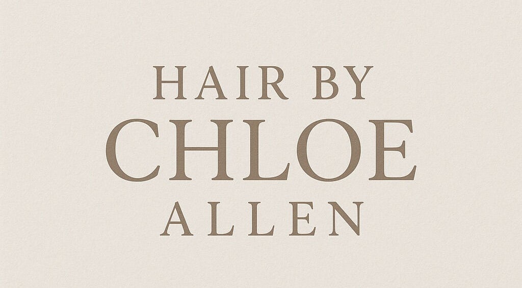 Chloe Allen Hair logo in Andover, England, GB featuring elegant serif text.