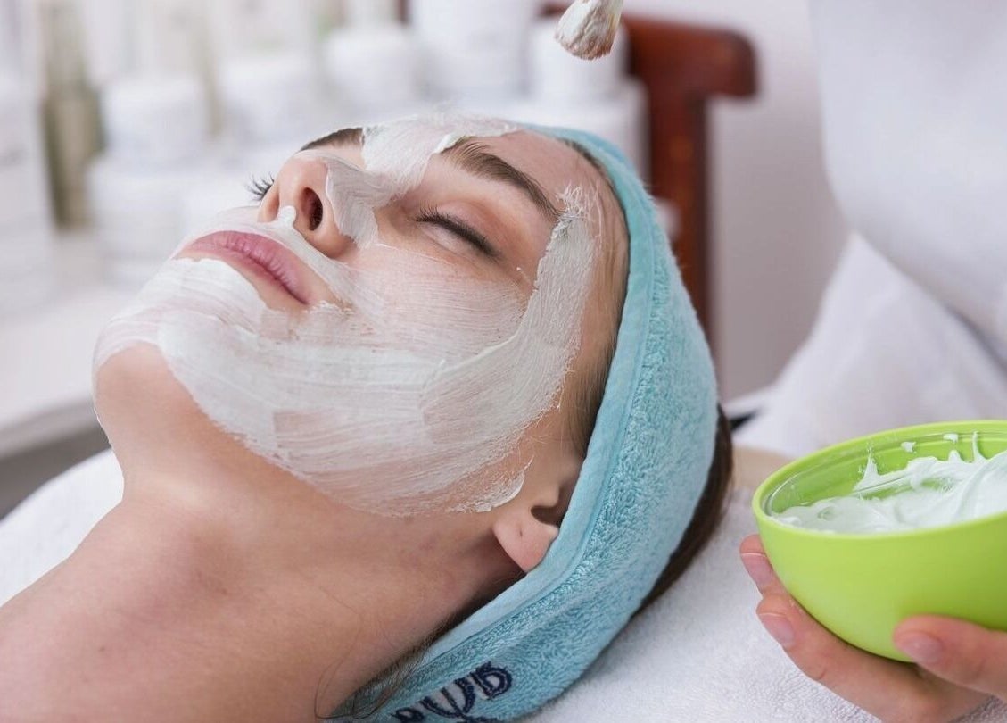 Relaxing facial treatment at Illumine Skin and Wholeness Spa, Longmont, Colorado, US.