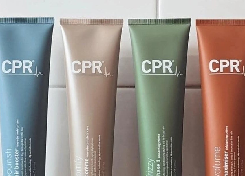 CPR hair products on display at Lincoln Hair Shack, Port Lincoln, South Australia, AU.