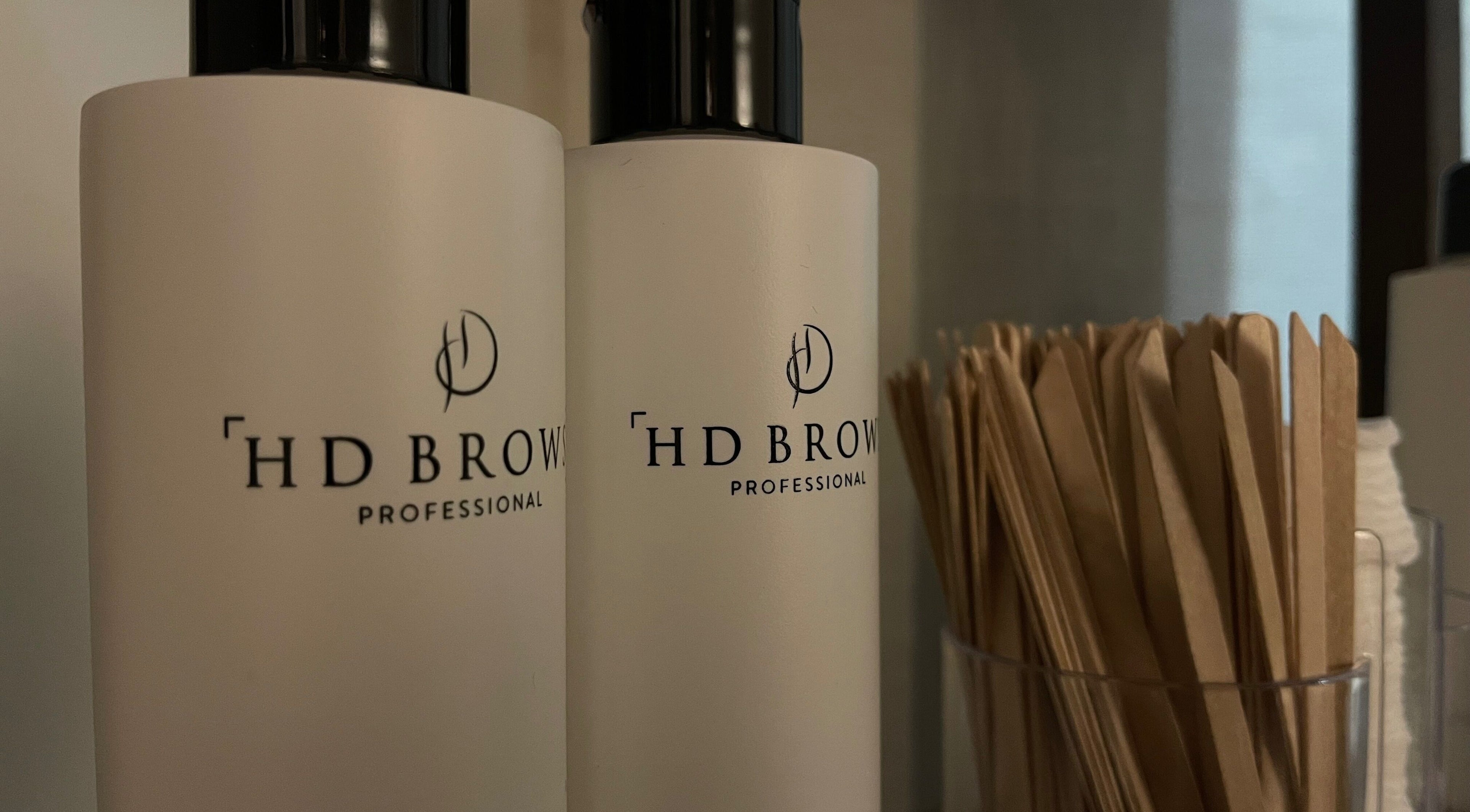 HD Brow products featured at Netherfield Beauty & Co, Castleford, England, GB, highlighting luxury care.