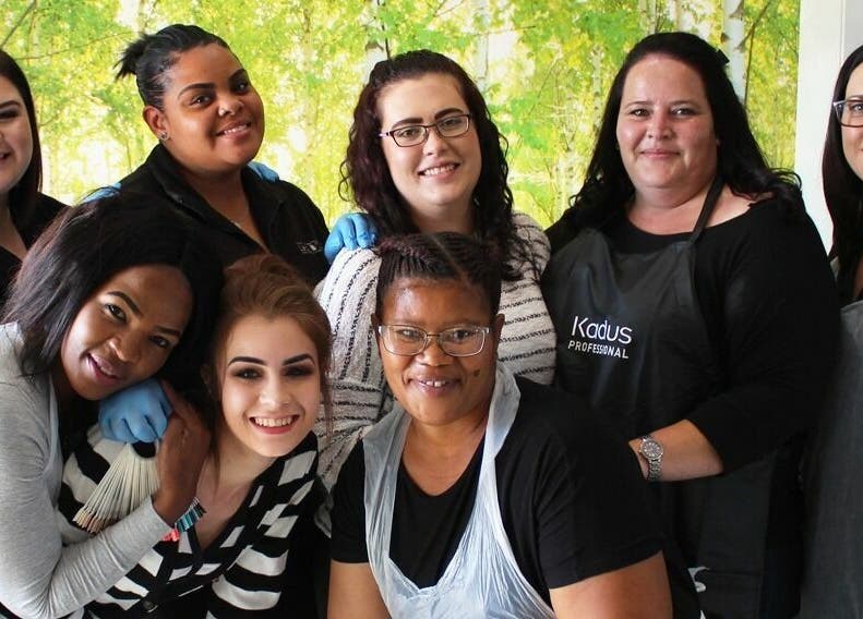 Happy team at Beauty Bar, Port Elizabeth, Eastern Cape, ZA, showcasing their exceptional service and expertise.