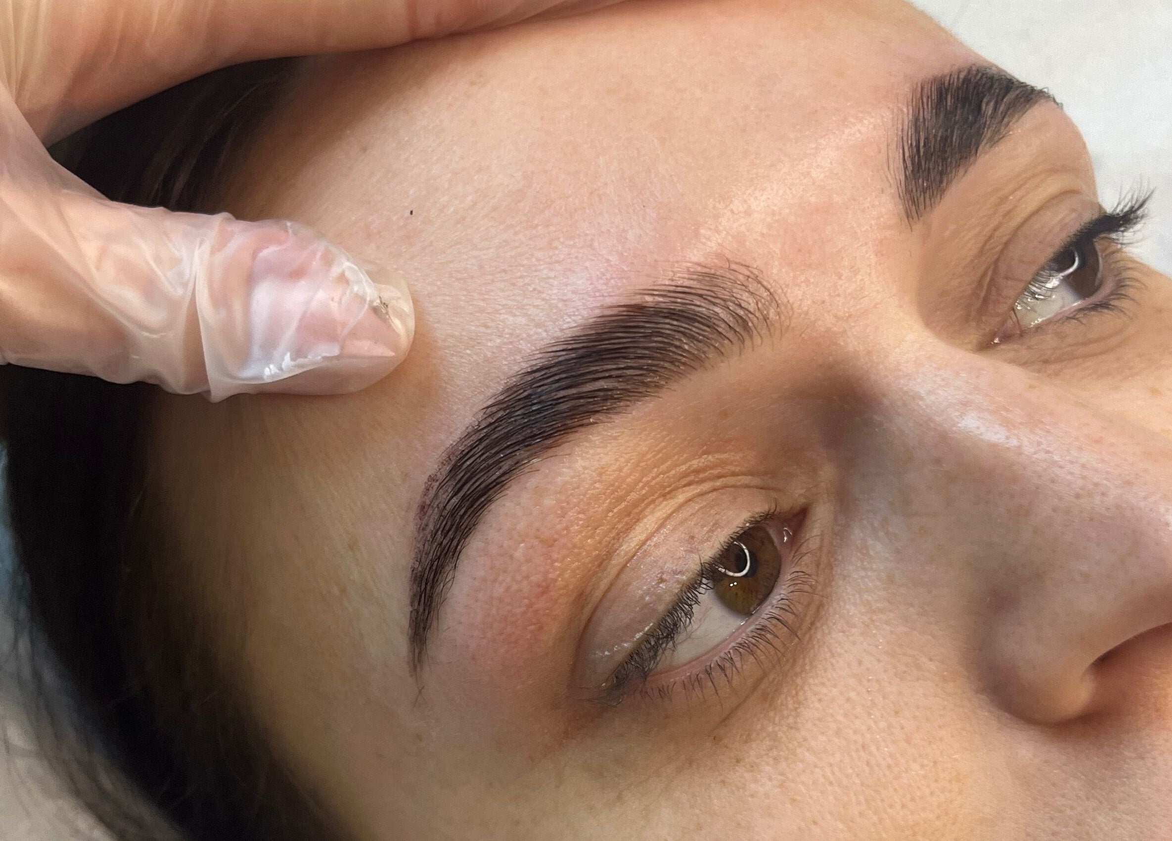 Eyebrow styling at Beauty by Abbie in Perth, Scotland, GB, showcasing precise grooming and care.