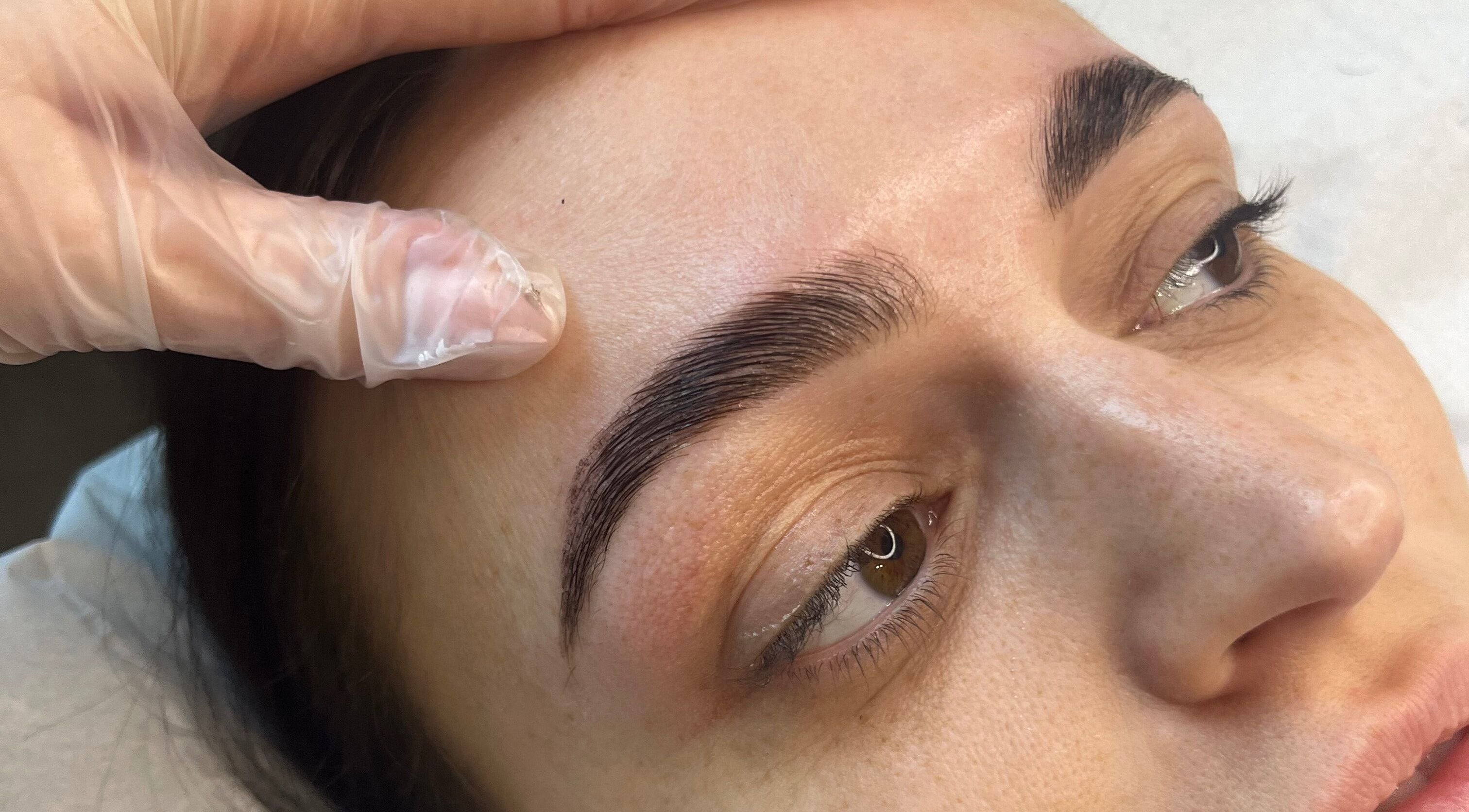 Eyebrow styling at Beauty by Abbie in Perth, Scotland, GB, showcasing precise grooming and care.