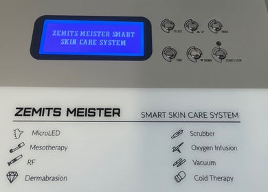 Zemits Meister device at Bronx Moon Esthetics, Bronx, New York, US for advanced skincare treatments.