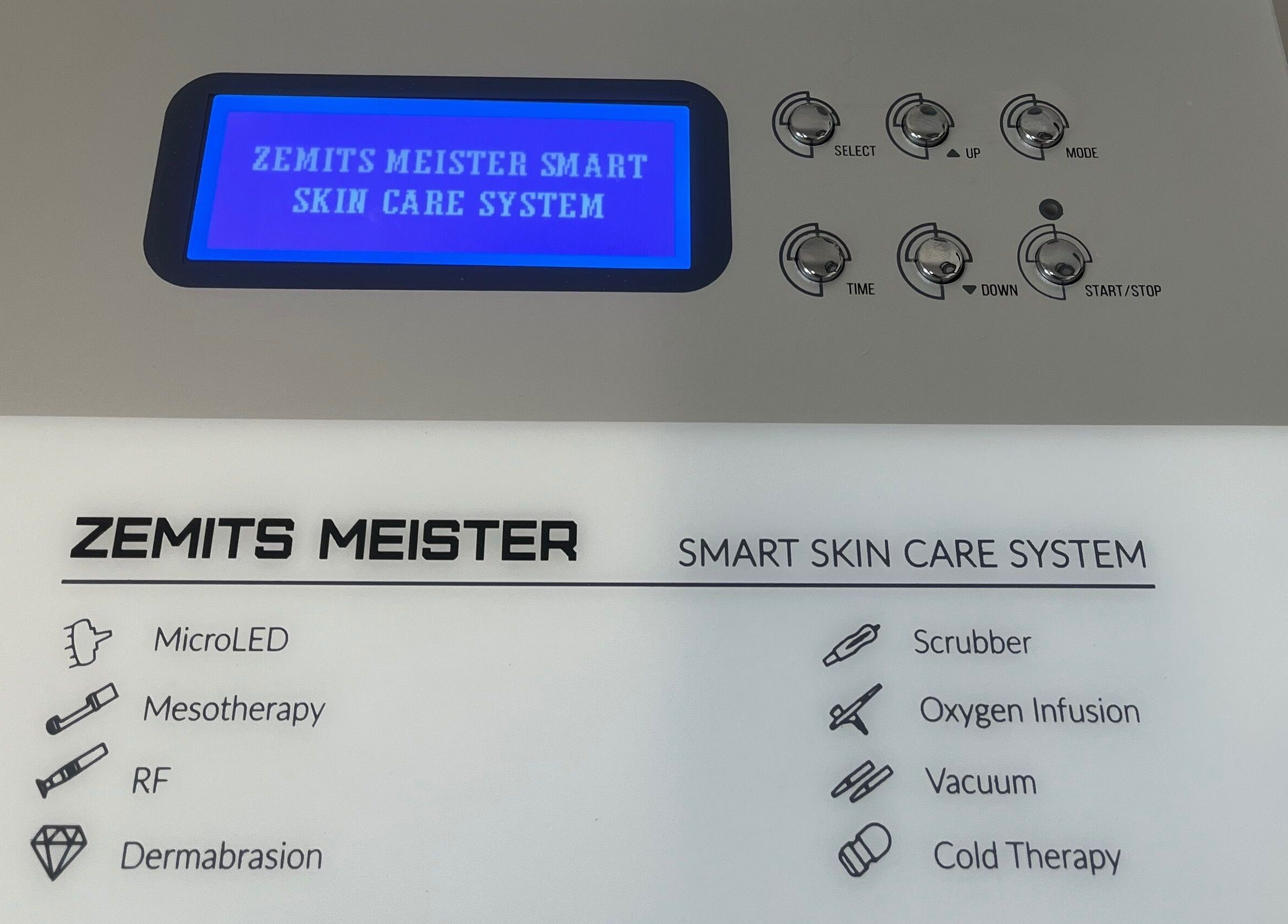 Zemits Meister device at Bronx Moon Esthetics, Bronx, New York, US for advanced skincare treatments.
