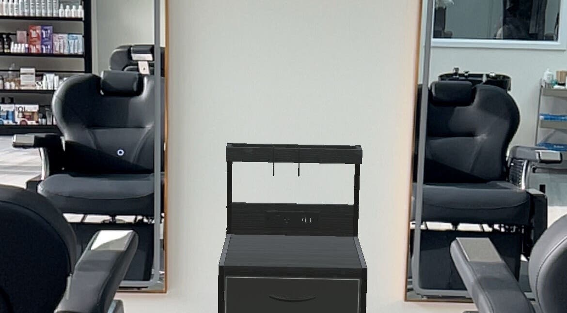 Modern salon chairs and mirrors at Impressions Salon - Saskatoon, Saskatchewan, CA for premium hair services