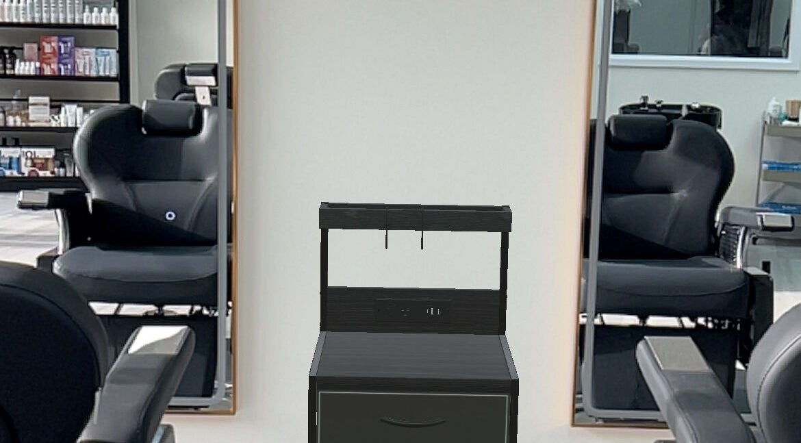 Modern salon chairs and mirrors at Impressions Salon - Saskatoon, Saskatchewan, CA for premium hair services