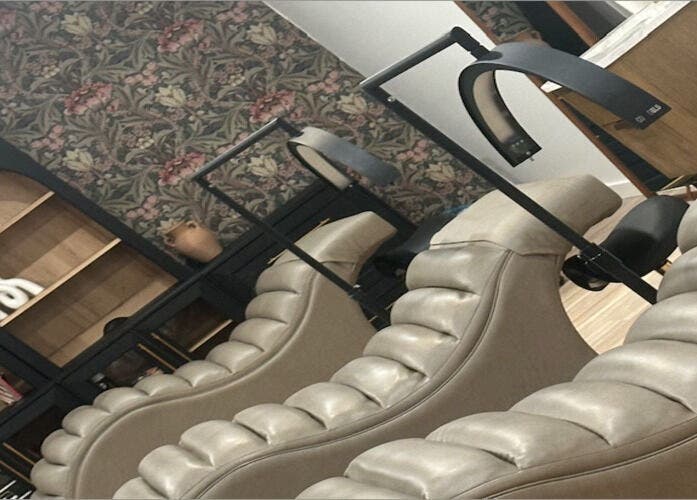 Stylish lounge chairs in Elevated Beauty by SFA, Miller Place, New York, US, highlighting luxury and comfort.