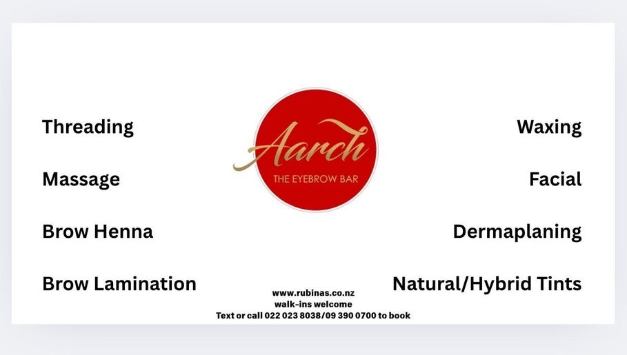 Aarch The Eyebrow Bar (Rubbina's Beauty and Brow Bar) image 1