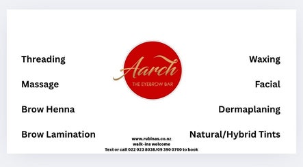 Aarch The Eyebrow Bar (Rubbina's Beauty and Brow Bar)