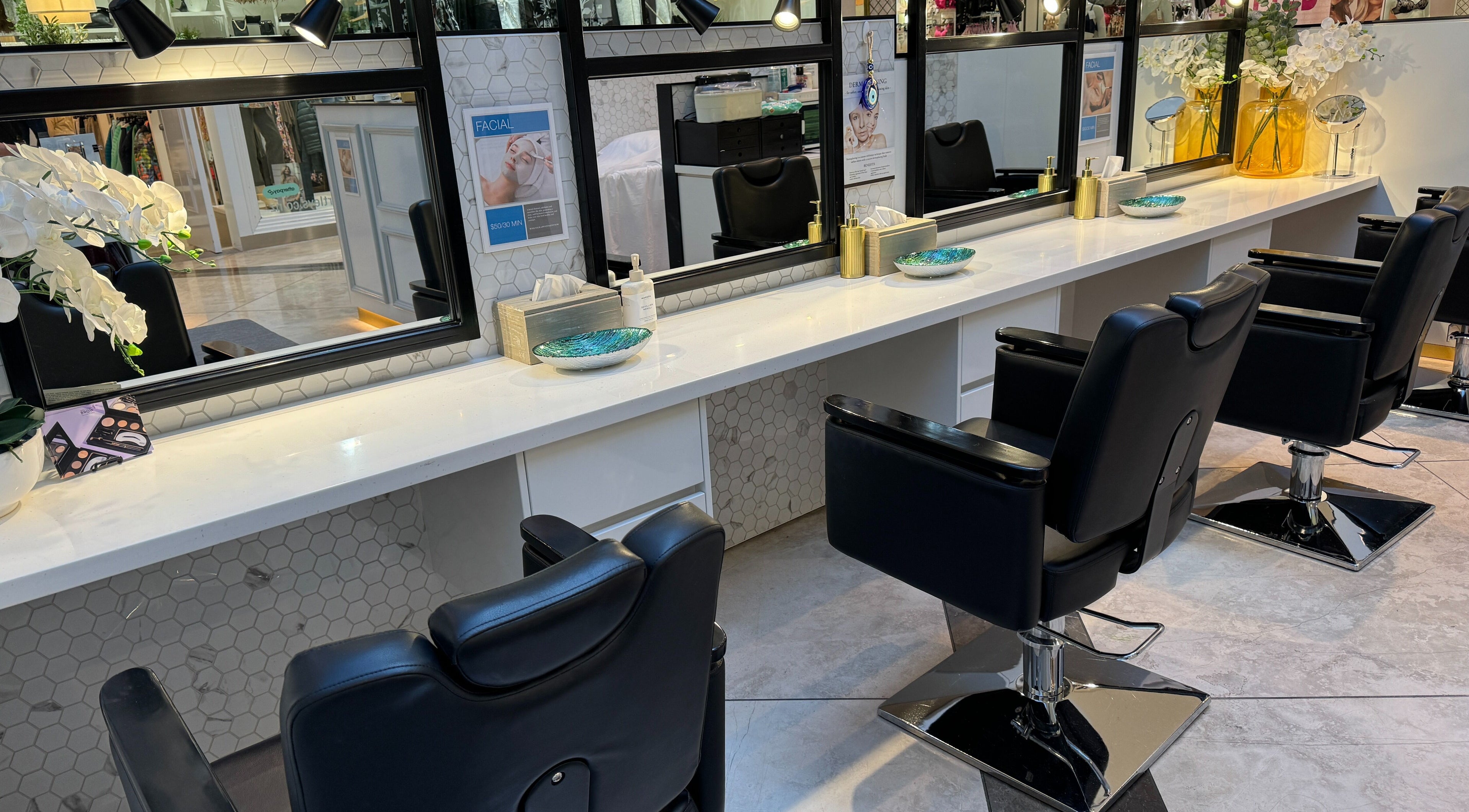 Luxurious setup at Aarch The Eyebrow Bar (Rubbina's Beauty and Brow Bar) in Auckland, Auckland, NZ.