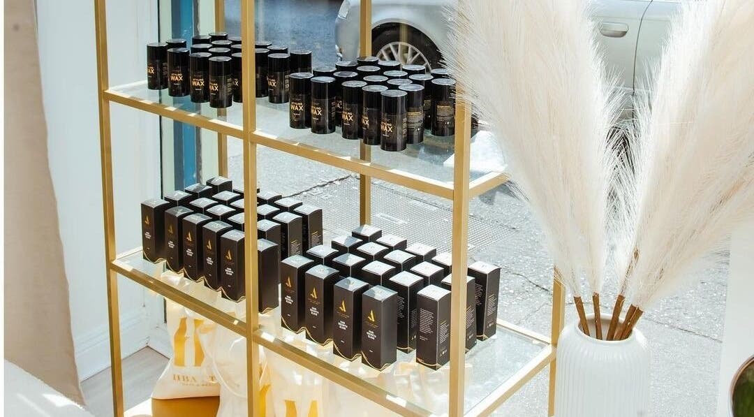 Elegant product display at HBA Studio Dublin, Dublin, County Dublin, IE, featuring premium beauty items.