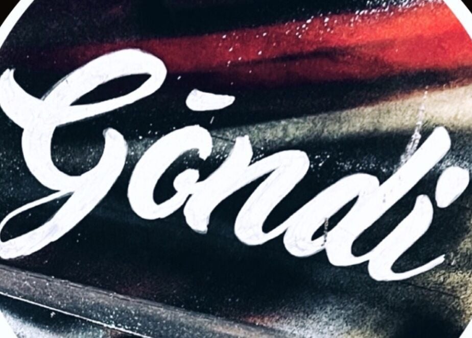 Artistic Gōndi Roots Salon LTD logo in Cardiff, Wales, GB with bold lettering.