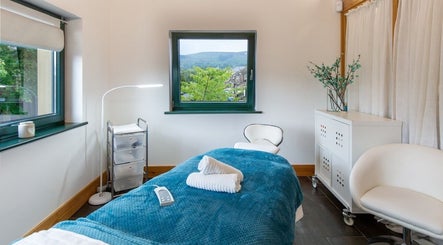 Calm therapy room at LFW Podiatry (Chiropody) Clinic - Ilkley, with a cozy bed in Ilkley, GB.