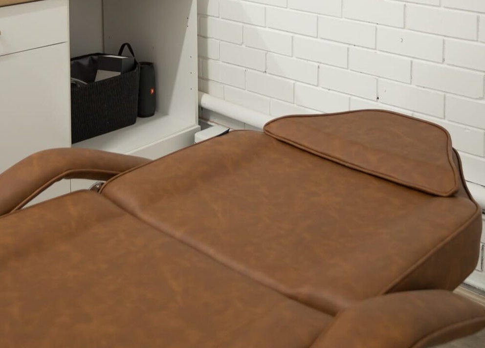 Comfortable salon chair at Spencer the Salon in Alexandra, Victoria, AU, offering a premium beauty experience.