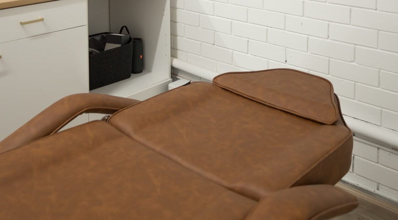 Comfortable salon chair at Spencer the Salon in Alexandra, Victoria, AU, offering a premium beauty experience.