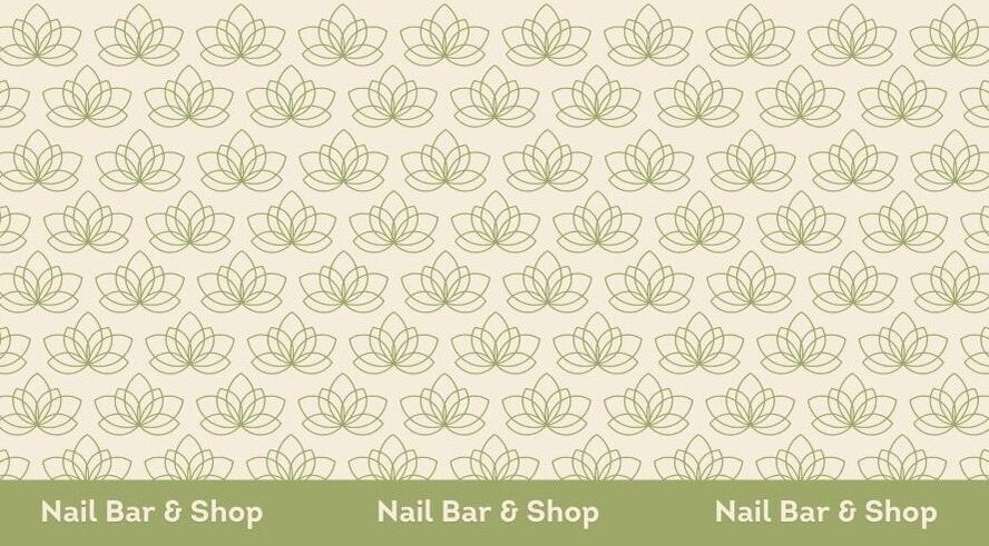 Patrón de loto en Lotus Nailbar & Shop, Heredia, Heredia, CR.