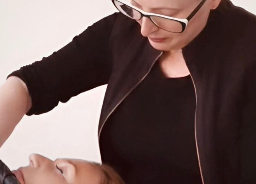 A professional facial treatment at Adele Intuitive Skin, Luton, England, GB, focusing on relaxation and rejuvenation.