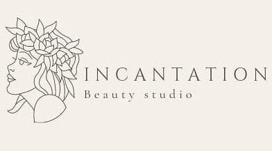 Logo of Incantation Beauty Studio with floral design, Calgary, Alberta, CA.