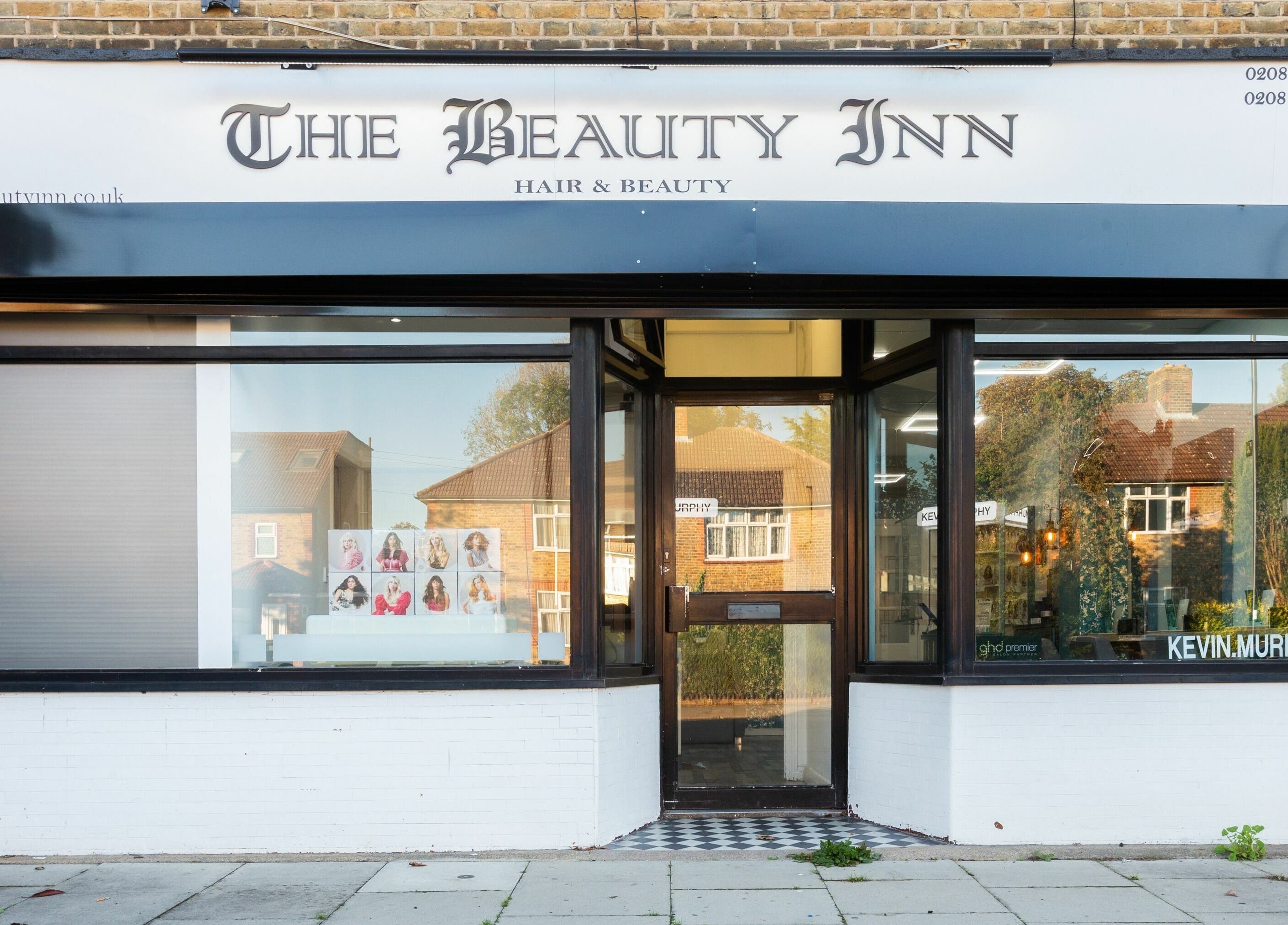 The Beauty Inn storefront in London, England, GB showcasing a sleek and modern exterior.