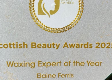 Elaine Ferris wins Waxing Expert 2025 at Scottish Beauty Awards, Bishopbriggs, Scotland, GB.