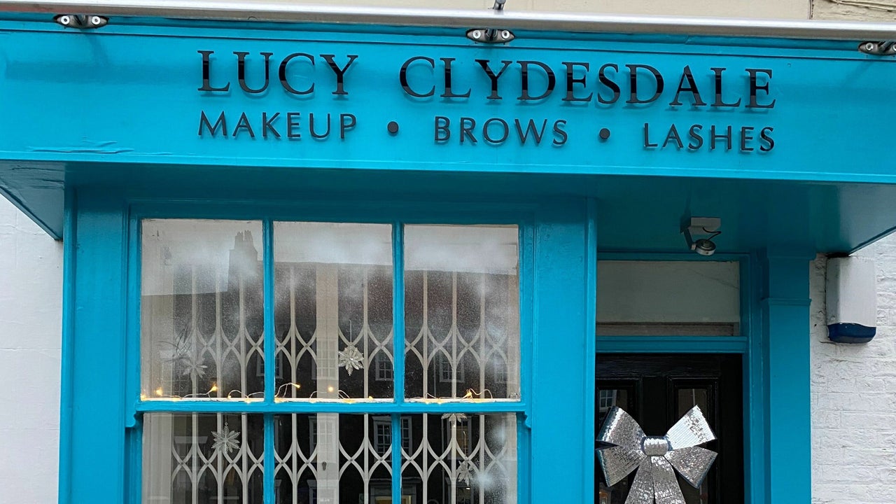 Lucy Clydesdale Makeup Brows Lashes