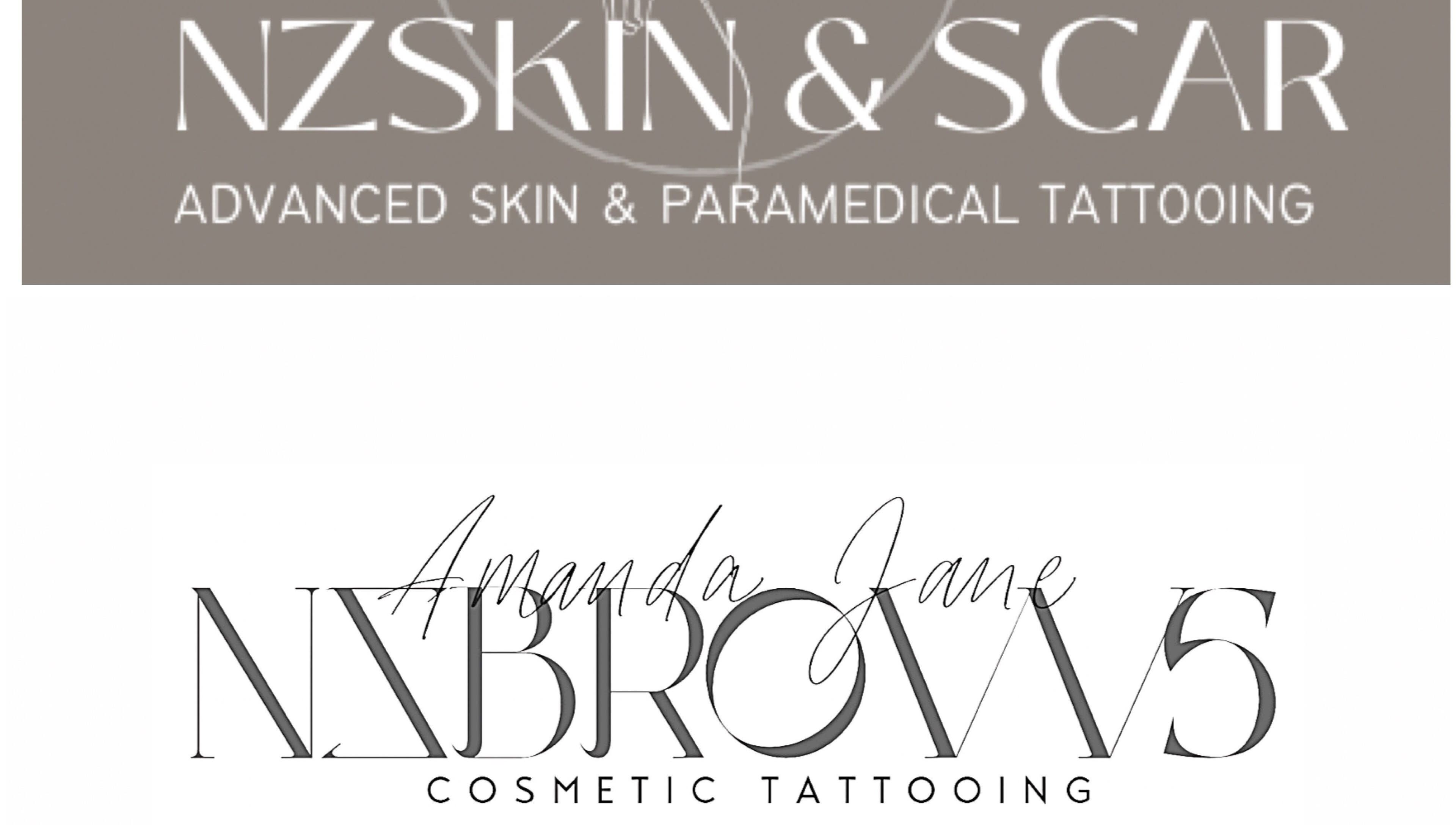NZBROWS logo featuring advanced skin and paramedical tattooing services in Tauranga, Bay of Plenty, NZ.