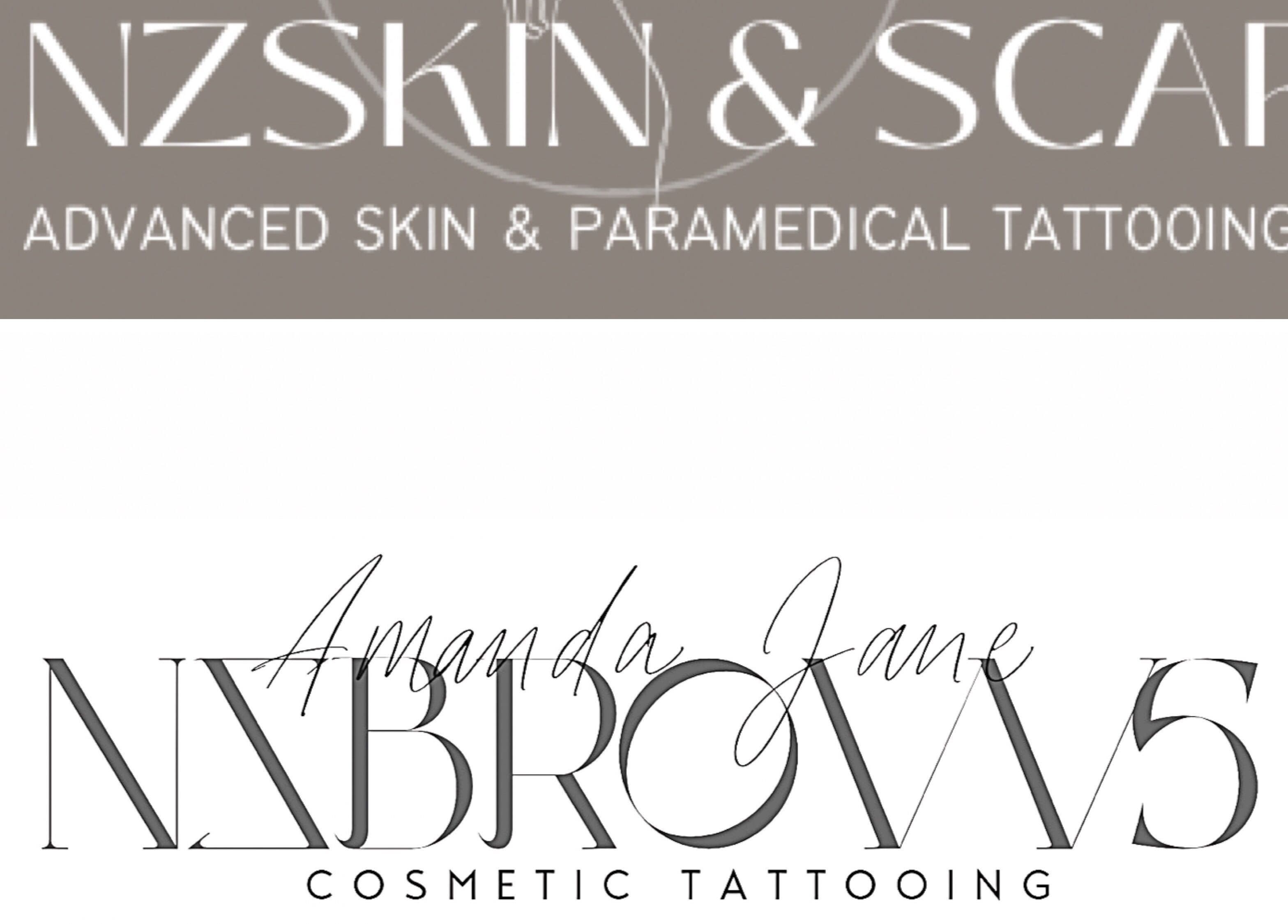 NZBROWS logo featuring advanced skin and paramedical tattooing services in Tauranga, Bay of Plenty, NZ.