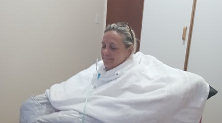 Relaxing mobile spa session at Mobile Service in Cape Town, Western Cape, ZA. Client wrapped in a warm blanket.