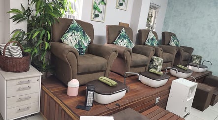 Comfortable pedicure chairs at Secrets Health Beauty and Day Spa, Ballito, Kwazulu-natal, ZA.