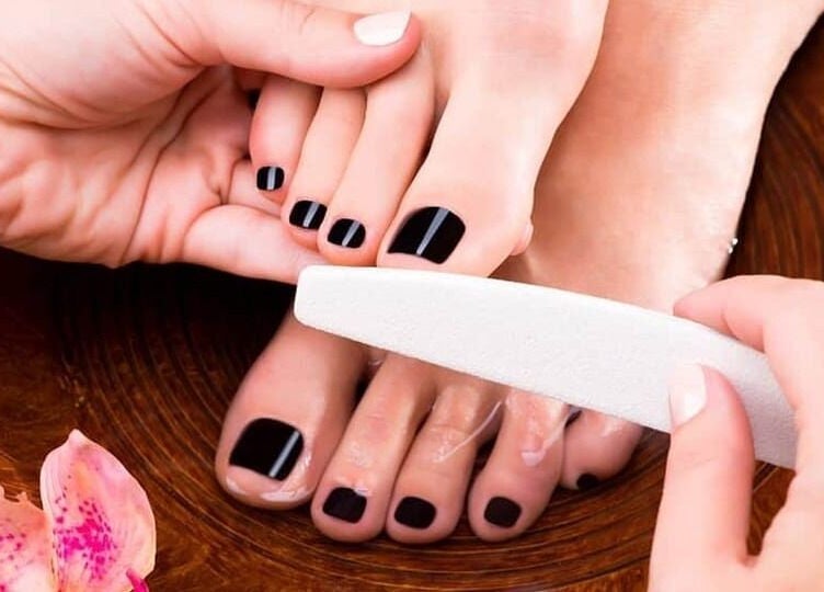 Luxurious pedicure treatment at Secrets Health Beauty and Day Spa in Ballito, Kwazulu-natal, ZA.