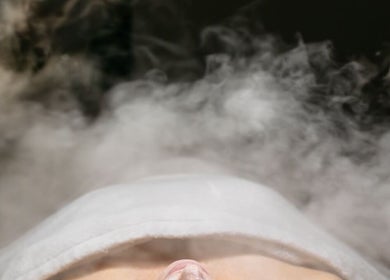 Relaxing facial mist at Allyson O’Brien | Nutrition & Advanced Aesthetics, Surrey, British Columbia, CA.