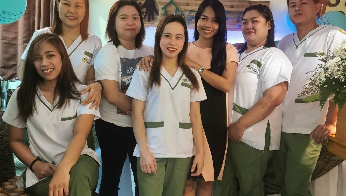 Friendly team at Hapihap Spa - Legazpi City, Bicol, PH, offering exceptional wellness services.