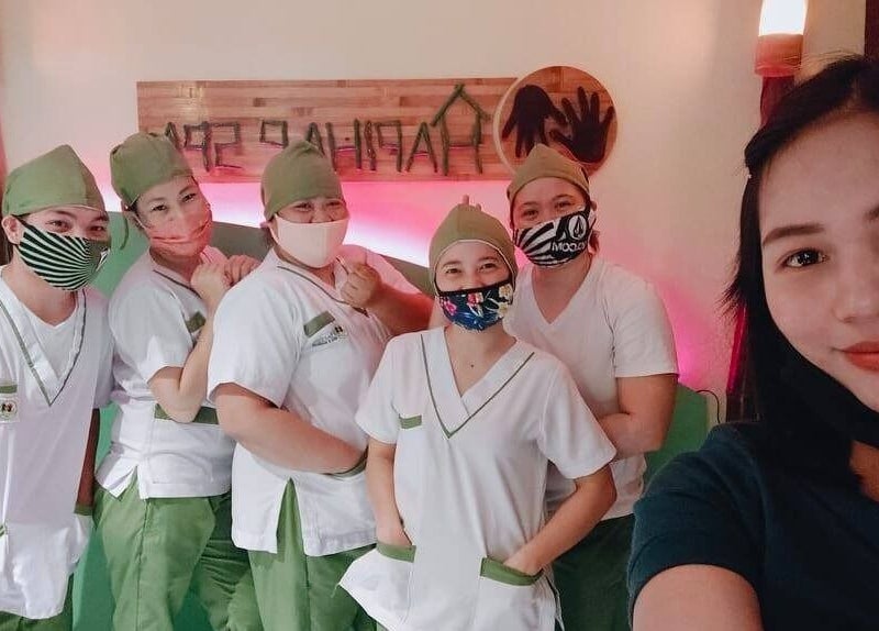 Friendly staff at Hapihap Spa - Legazpi City ready to welcome you for a relaxing experience. Located in Legazpi City, Bicol, PH.