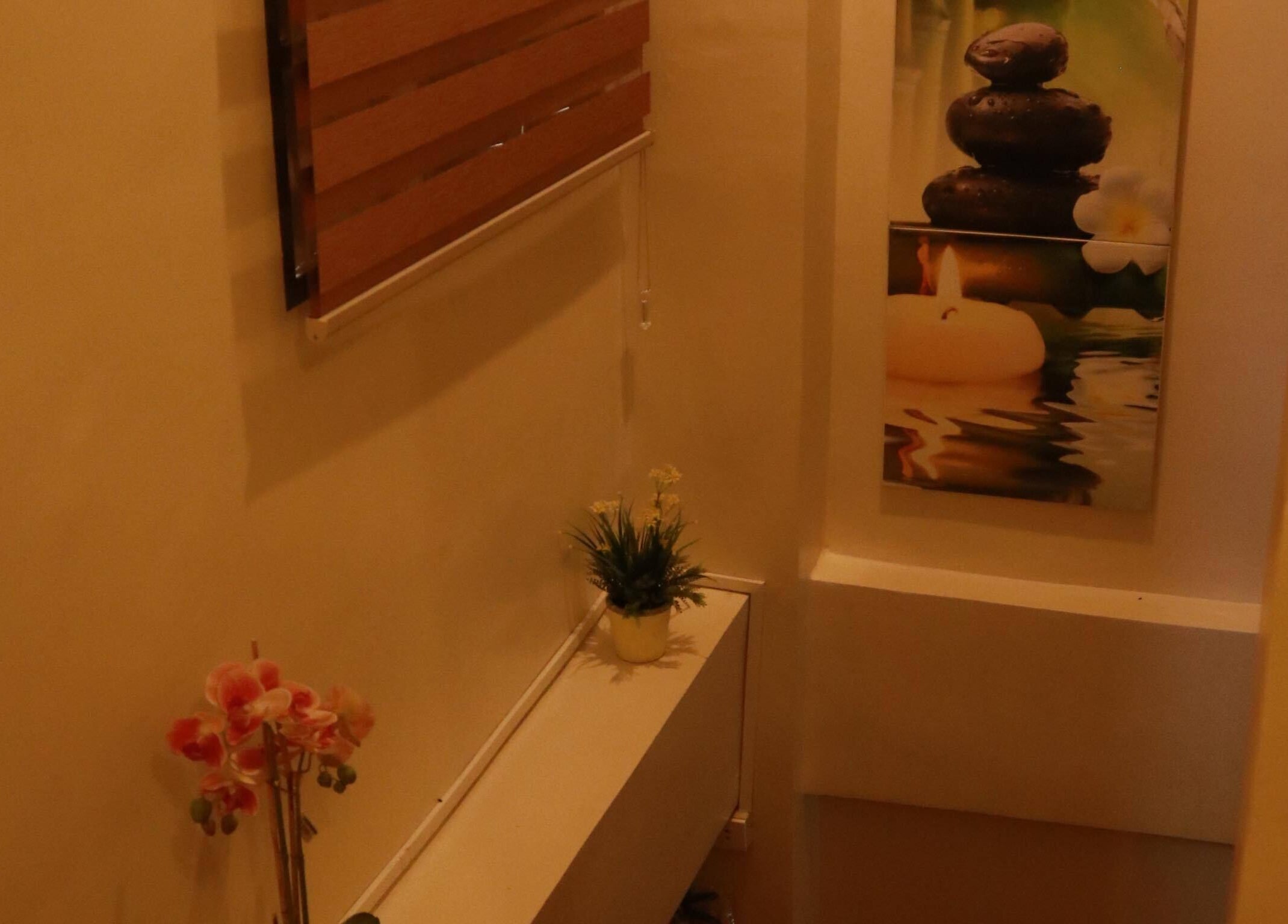 Serene entrance to Hapihap Spa - Concepcion Grande, Naga, Bicol, PH with calming decor.