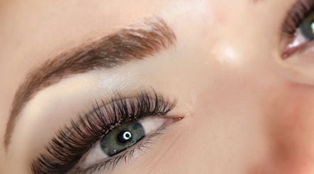 Close-up of styled eyelashes at Eden Hair & Nails, Palma, Illes Balears, ES. Perfect for enhancing beauty.