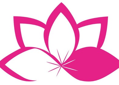 Vibrant pink lotus graphic symbolizing beauty at Telegraph, London, England, GB.