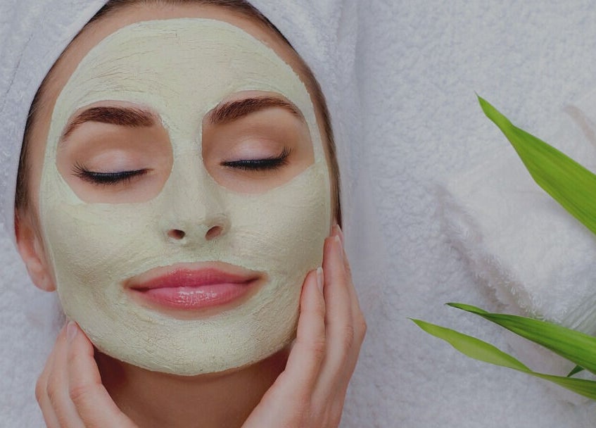 Relaxing facial mask treatment at Hawaiian Hush Home Service - Dubai Only, located in Dubai, Dubai, AE.