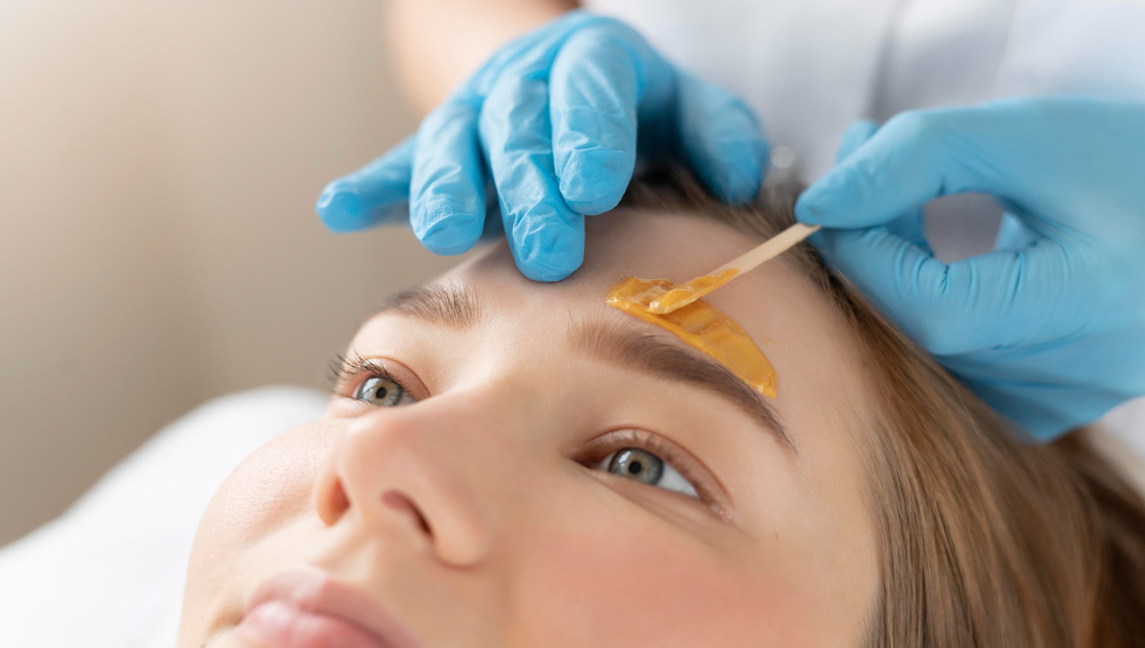 Eyebrow waxing at Skin and Bling Brackenfell, Cape Town, Western Cape, ZA, enhancing natural beauty.