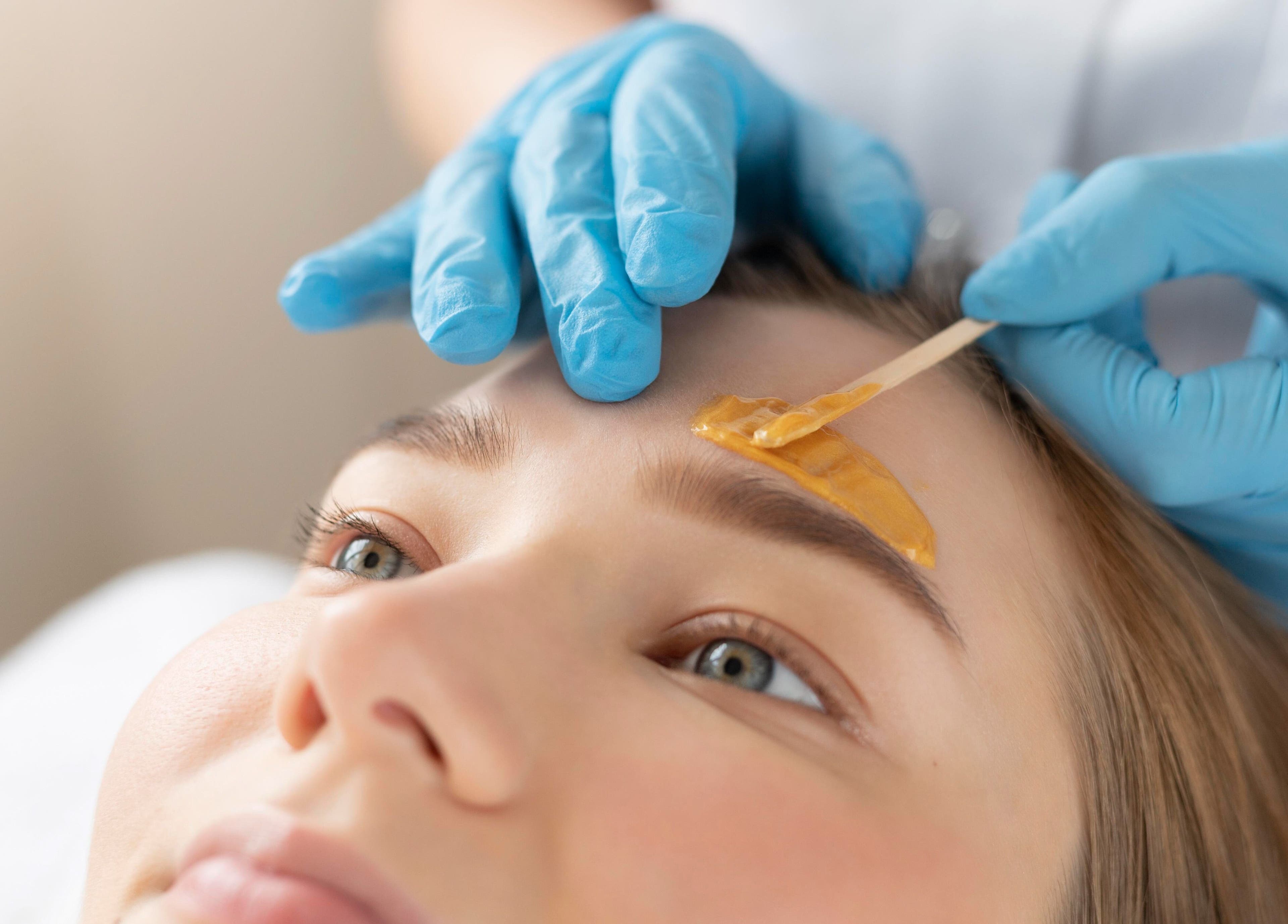 Eyebrow waxing at Skin and Bling Brackenfell, Cape Town, Western Cape, ZA, enhancing natural beauty.