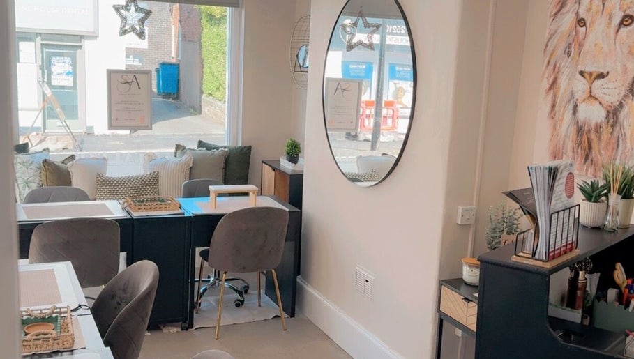 Chic interior of Tantalize in Telford, England, GB, featuring modern decor and inviting seating.